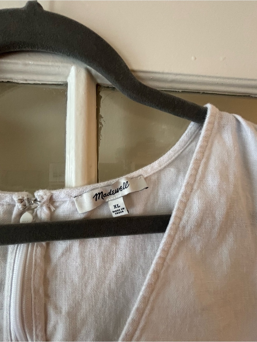 White Linen Dress - Madewell - size XL